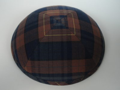 Plaid Cotton Kippot PLD-026