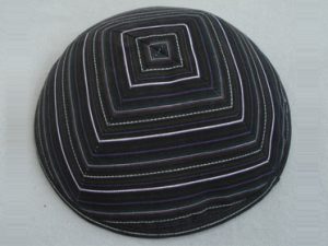 Stripes Cotton Kippot STP-007