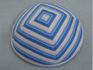 Stripes Cotton Kippot STP-008