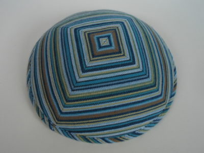 Stripes Cotton Kippot STP-052