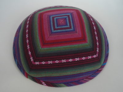 Stripes Cotton Kippot STP-070