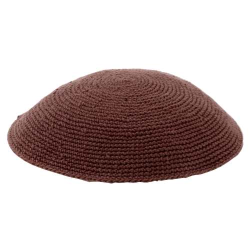 כיפה קטיפה רקמה פרח 24 ס"מ (סטנדרט)