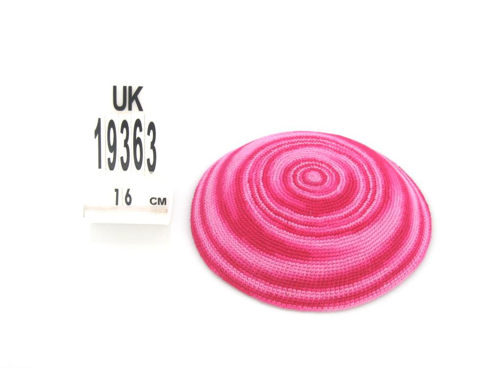 כיפה קטיפה רקמה ציפור 20 ס"מ (סטנדרט)